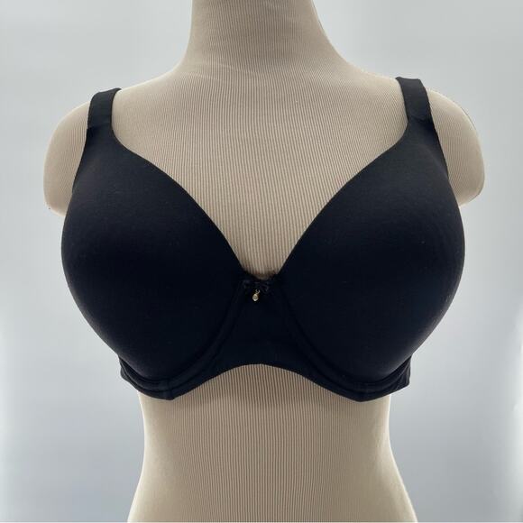 Soma Embraceable Perfect Coverage Classic Everyday Comfort Bra Black Size 38DD - Picture 2 of 9